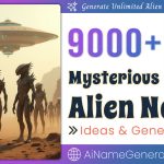Alien Species Name Generator