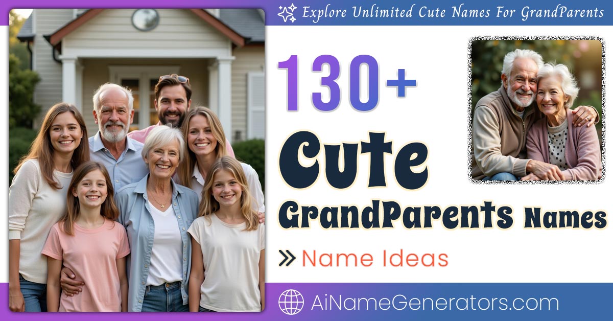 130 Cute Names For Grandparents