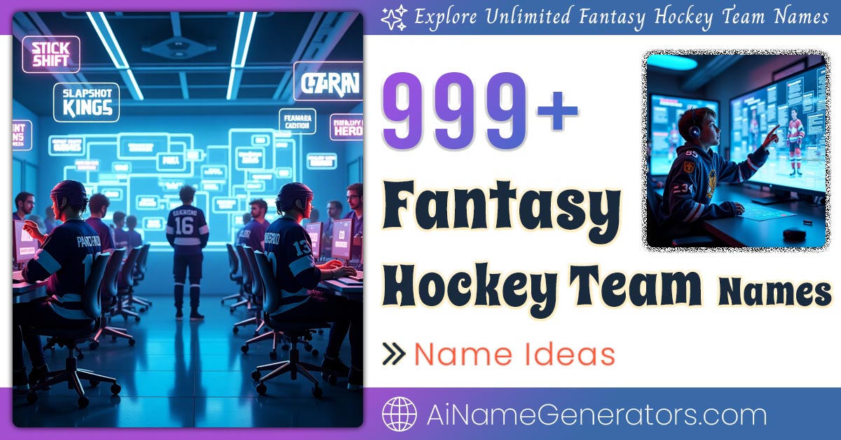 Fantasy Hockey Team Names