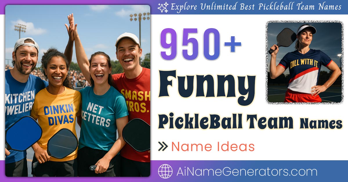 Pickleball Team Names