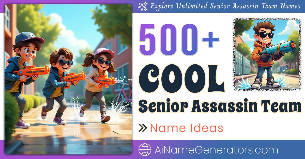 Senior Assassin Team Names