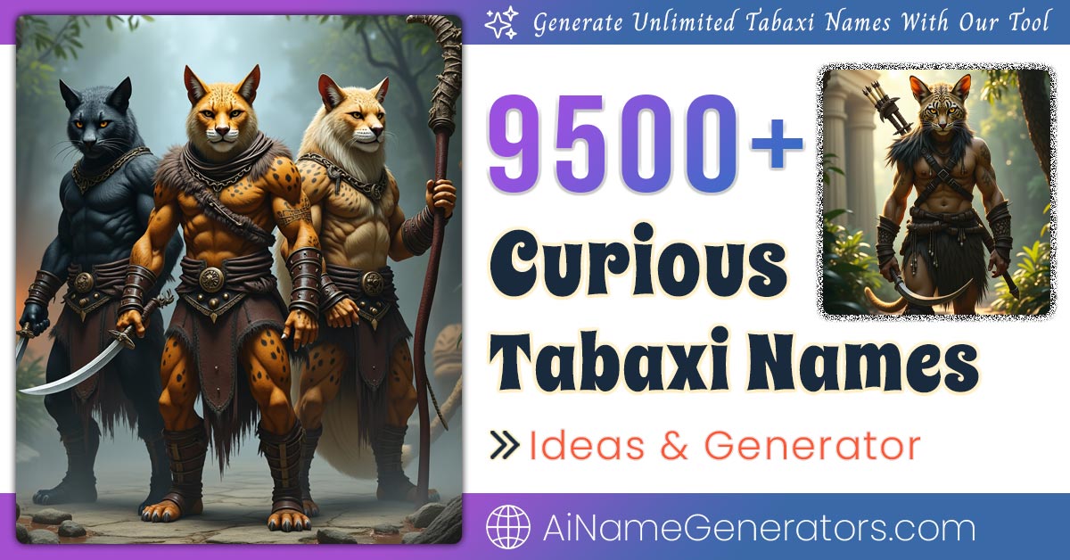 Tabaxi Name Generator