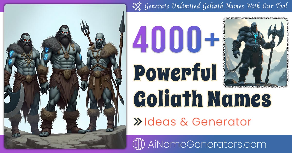 Goliath Name Generator