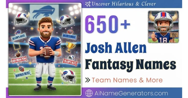 Josh Allen Fantasy Names